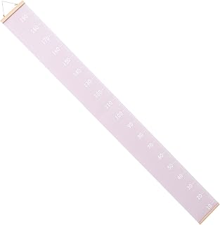 1pc Boy Girl Growth Chart Canvas Height Measurement Ruler Cartoon Design Removable Height Sticker for Smooth Walls Non-Marking Nail Accessories for Easy Installation