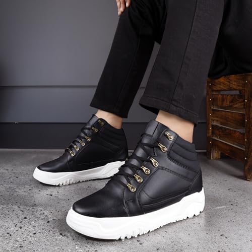 Image of BXXY Men's 3.74 Inch Hidden Height Increasing Casual Sneaker Laceup and Outdoor Boot.