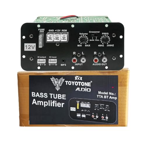 Image of 12V Pure Bass 120W Amplifier Stereo Power Mono Amp Audio, Bass Subwoofer Kit, Monoblock, Class AB, MOSFET Power Supply For Basstube, Enclosure, Subwoofer, Under Seat Enclosure