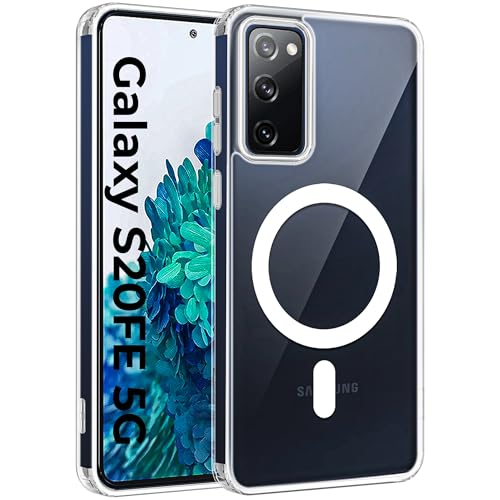 Image of A rtistque Clear Back Cover Case for Samsung Galaxy S20 FE / S20 FE 5G Compatible with Mag-Safe| Acrylic | Case for S20 FE | Shockproof TPU Protective Design | Samsung S20 FE 5G Back Case Transparent