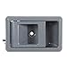 AUTEX 2pcs Gray Interior Door Handle Front/Rear Left Right