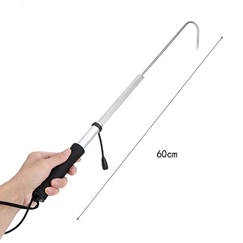 image for Vipxyc Fishing Gaff Hook, Retractable Fishing Gripper with Stainless F