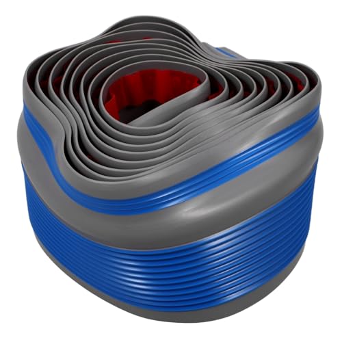 SUNCN 剥がす 貼る 階段 ノージング 滑り止め エッジ トリム プロテクター セルフ 接着剤 ノーズ モールディング ステップ ゴム ストリップ 用 屋外用 屋内用 ブルー