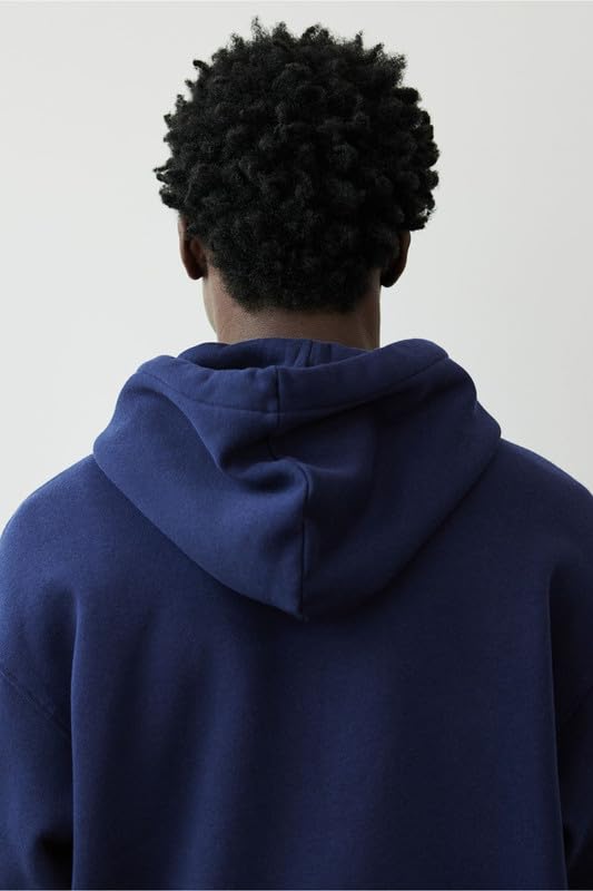 Image of Casual Fleece Hoodie Sweatshirt Solid Hooded Collar Drawstring Long Sleeve Pullover for Men & Women