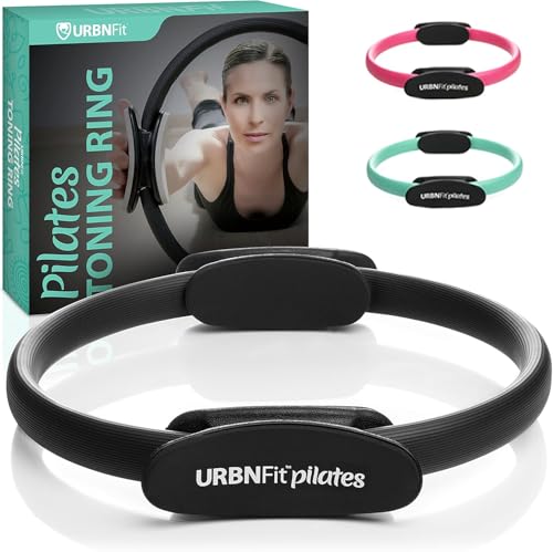 URBNFit Pilates Ring - 12" Magic Circle w/Dual Grip, Foam