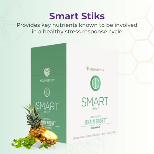 Image of Youngevity SMART | Focus & Clarity | Natural Caffeine | 30 Stick Packs