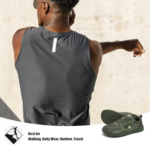 Image of HOBIBEAR Mens Barefoot Shoes | Wide Toe Box | Comfortable Outdoor Sneaker