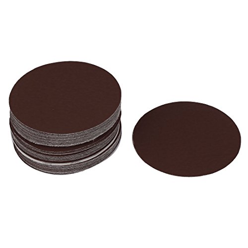 Aexit 4inch Dia Abrasive Wheels & Discs Abrasive Sanding Flocking Sandpaper Sheet Disc 1500 Grit Flap Wheels 50 Pcs