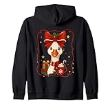 Ganso con Arco Cacao Caliente Candy Cane Joy Sudadera con Capucha