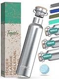 freigeist capital ♻️ EINFACH NACHHALTIG - Kein BPA, kein BPS, keine Schadstoffe, keine Weichmacher oder sonstige bedenklichen Stoffe. Das Versprechen wir Dir! So ist die Edelstahl Trinkflasche auch perfekt für Kinder geeignet.