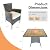 RoyalCraft 5 Piece Patio Wicker Dining Sets for 4, Water-Resistant Rattan Outdoor Dining Table and 4 Chairs with Wood Table Top, Conversation Set Removable Cushions for Deck, Garden, Backyard, Gray