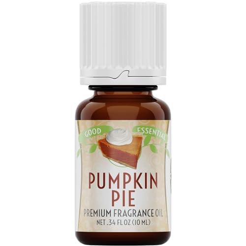 Image of Good Essential Professional Pumpkin Pie Fragrance Oil 10 ml for Halloween, Candles, Soaps, Lotions, Perfume 0.33 fl oz - Pumpkin Scent for Candles & Diffusers