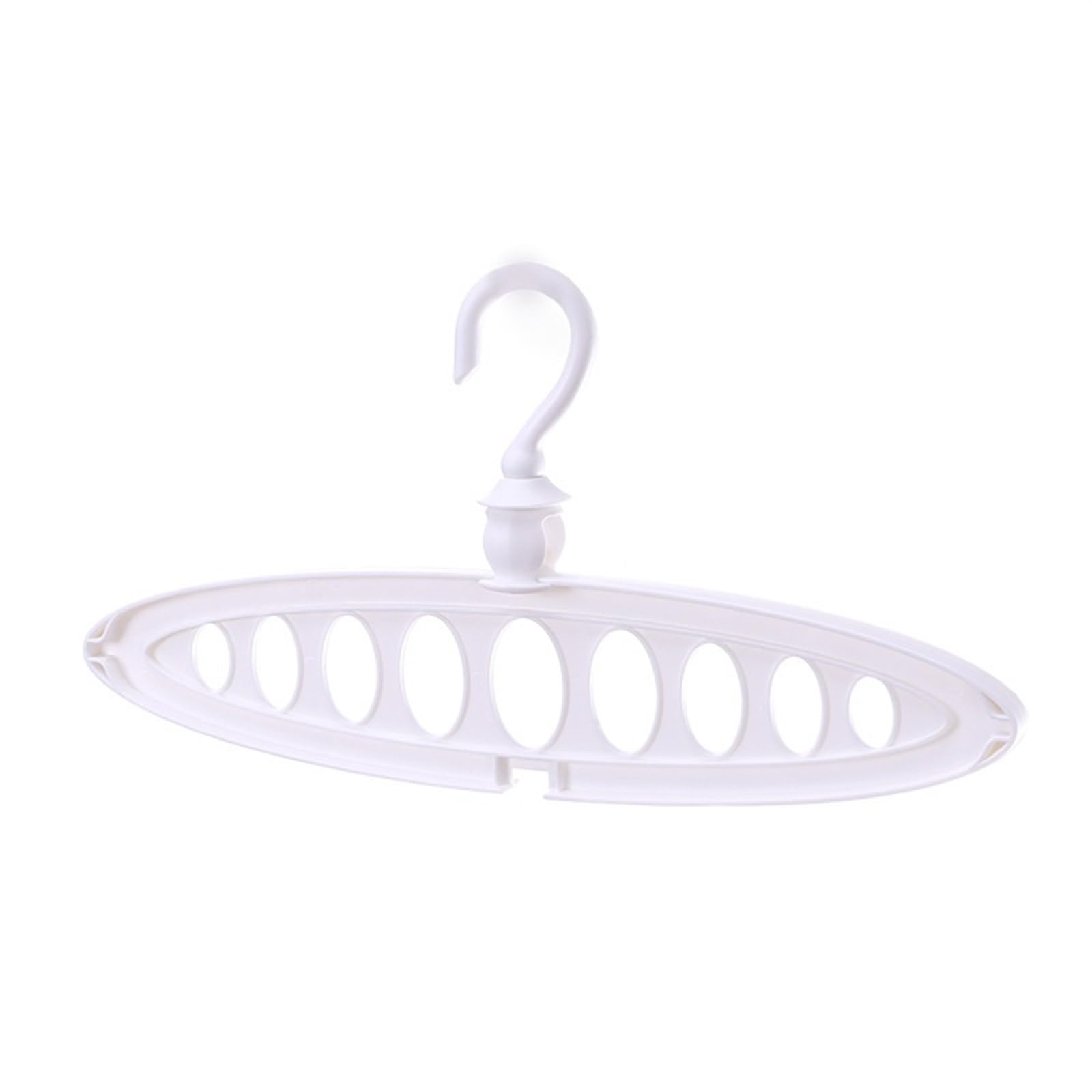 GONMDOPY Coat Hangers,Clothing Hanger Rotating Clothes Drying Rack Household Coat Hanger,Space Saving,For Clothes, Coats, Dress/White/Size