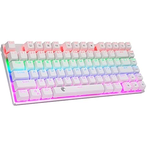 HUO JI E-Yooso Z-88 Mechanische Gaming-Tastatur, 60% Mechanische Gaming-Tastatur Cover