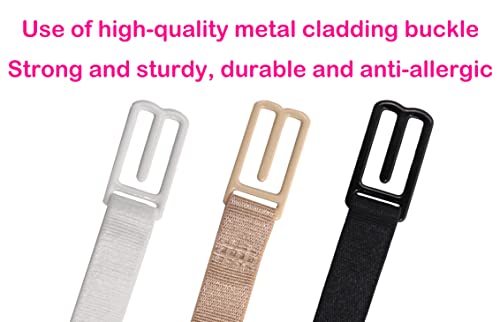 Women's Non-slip Adjustable Elastic Bra Strap Clips Holder-3 Packs3