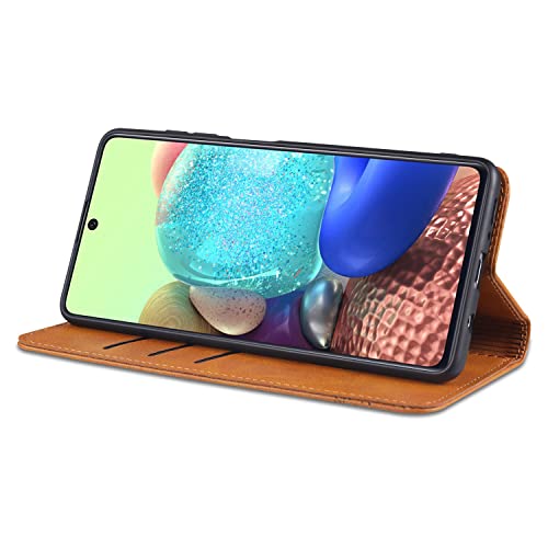 MOONCASE Carteira de Couro PU Capa Magnética à Prova de Choque com Slot para Cartão para Samsung Gal