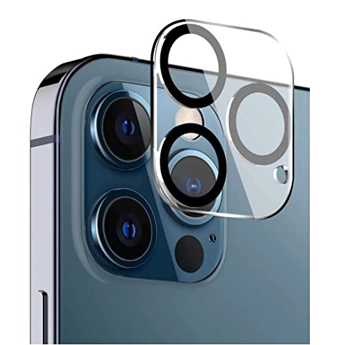 Image of Compatible with [Pack of 2] iPhone 11 Pro Max Back Camera Lens Protector Tempered Glass - Full Camera Coverage Smooth Finish with Easy Installation Kit