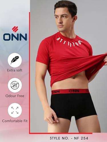 Image of ONN Men's Cotton Boxers (Color & Prints May Vary)