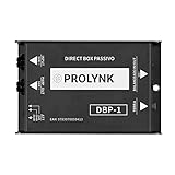 Direct Box Passivo Prolynk DBP-1, Caixa Direta para Instrumentos Musicais, Qualidade Premium