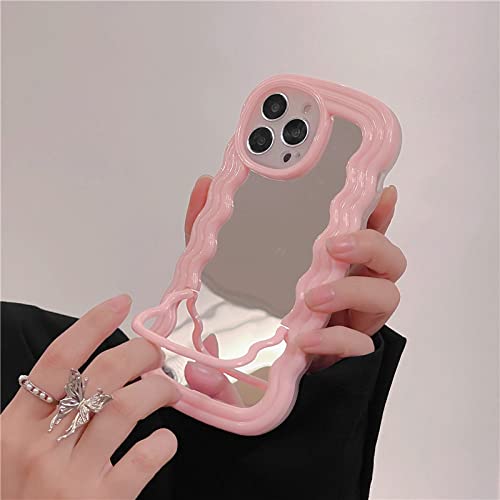 Coque iPhone XS silicone noir miroir avec support de luxe - 3