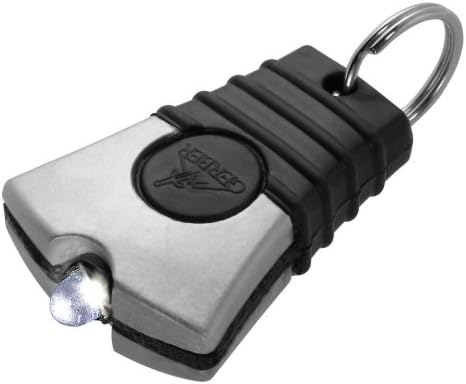 Gerber 22-80023 0-4 Highbeam LED Keychain Flashlight, Silver
