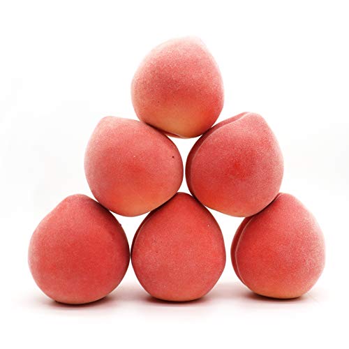 Mefier Home 6Pcs Artificial Peaches Fake Peaches Artificial Fruits Vivid Peaches For Home Fruit Shop Supermarket Desk Office Restaurant Decorations Or Props #TOP3