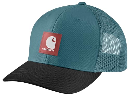 Image of Carhartt Men's Rugged Flex Twill Mesh-Back Logo Patch Cap
