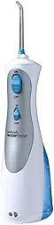 Waterpik Irrigador Oral Portátil WP 450 - 2x Mais Eficaz Que O Fio Dental, 3x Mais Eficaz Com Aparelho Ortodôntico, 4 Bicos Inclusos, 1 Unidade