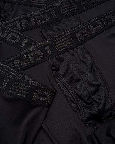 AND1 Mens Boxer Briefs - 10 Pack Stretch Performance Mens Underwear Boxers with Functional Fly Pouch, 6" Inseam (S-3XL)3