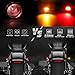 NTHREEAUTO Universal Motorcycle Turn Signals, Front Rear LED Turn Signal Lights Mini Blinkers Brake Tail Light Kit Compatible with Harley Davidson Honda Suzuki Triumph Yamaha - 4 PCS
