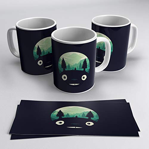 Tritó Design Toy Story Print Ceramic Mug Animation Character with Keychain (Night 2)