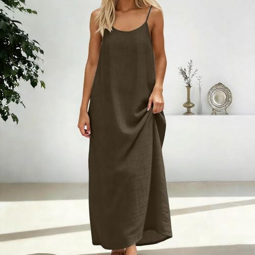 Robe d'été sexy et décontractée élégante coupe ample dos nu