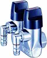 【新品未使用品】LB二口ペアON・OFFヒューズガス栓 G025-12L G025Z-12PL LB二口ペアON・OFFヒューズガス栓 Lホース LPガス用