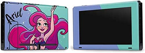 Skinit Decal Gaming Skin Compatible with Nintendo Switch Bundle - Officially Licensed Disney Ariel Design