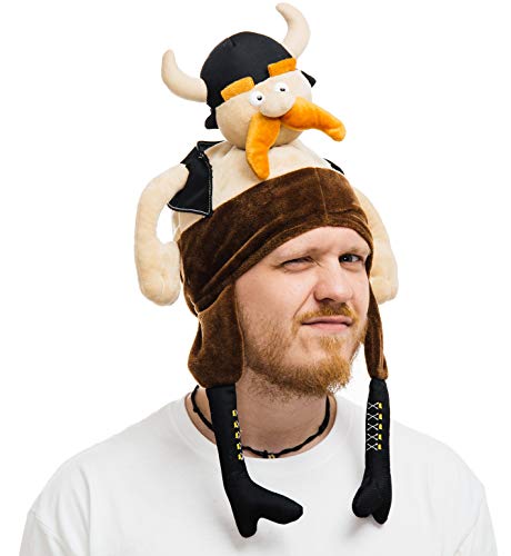 Plush Fun Animal Hat - Viking