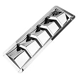 JT-HLM 5 Slots Boat Louvered Vent, Stainless Steel Marine Yacht Grille Ventilators Cover for Boats