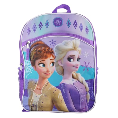 Disney Frozen Backpack Officially Licensed Elsa and Anna 16 Inch Book Bag