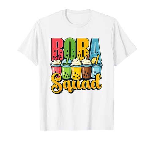 Boba Bubble Tea Lover Boba Squad Bubble Tea Entusiasta Camiseta