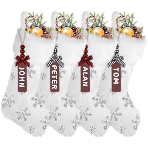 XIMISHOP 4PCS Christmas Stockings Cover