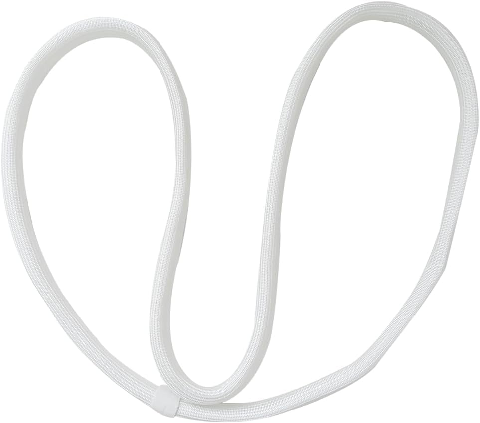 Uncoiled white dryer door seal
