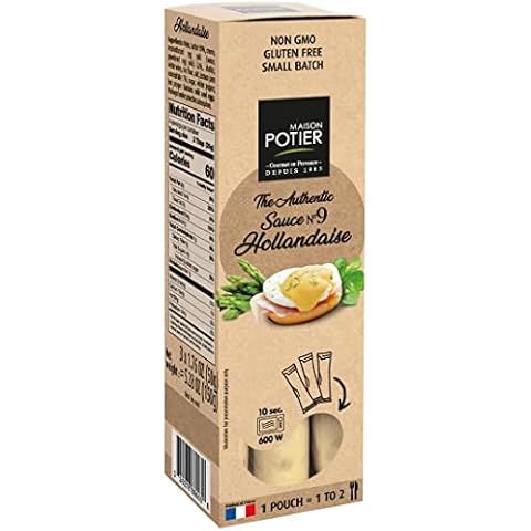 Maison Potier Hollandaise Sauce By Christian Potier | The Authentic No 9 |, 1.76 Ounce (Pack of 3) Cover