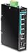 TRENDnet 5-Port Hardened Industrial Gigabit PoE+ DIN-Rail Switch, 120W Power Budget, 1 x SFP Slot, IP30 Rated, Unmanaged Switch, Gigabit PoE+ Network Switch, Lifetime Protection, Black, TI-PG541