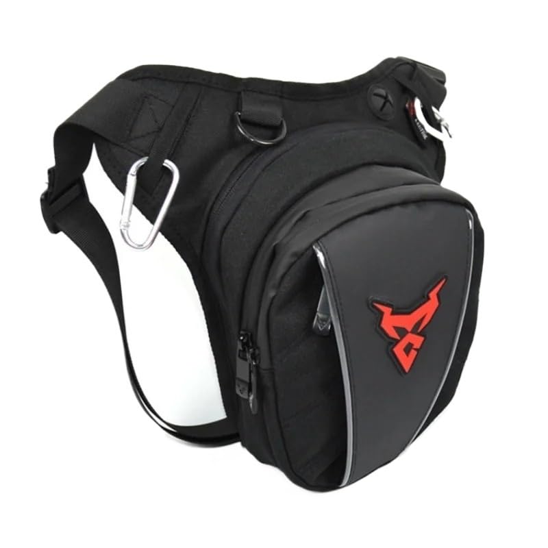 YUCHUANGYE Pernera Moto Bolsa Lateral for Motocicleta, Bolsa Negra for Motocicleta, riñonera Informal for Exteriores, riñonera for Motocicleta, Bolsas for Cadera Bolsa Pierna Moto(Red)