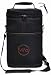 Vina 2 Bottle Wine Tote Carrier, Portable Insulated Carrying Bag Wine Holder with Adjustable Shoulder Strap + Corkscrew - Great Gift, Perfect for Travel, Beach Day