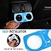 JeCar Rear Air Vent Cover Trim Light Blue Interior Accessoreis for 2018-2025 Jeep Wrangler JL Gladiator JT Sahara Sport Rubicon