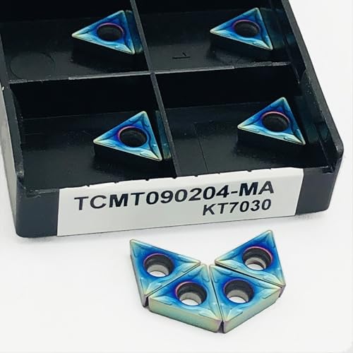 10 piezas insertos de carburo TCMT090204-MA KT7030 miniatura 3