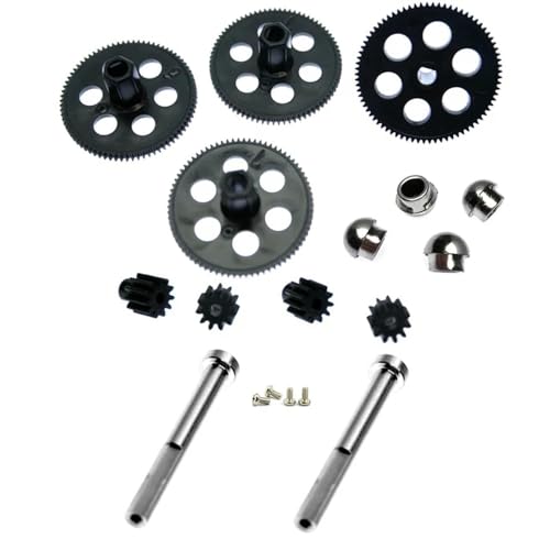 VISUO XS816 XS809W XS809HW XS809 XS809S RC Quadcopter �h���[���p�݊��X�y�A�p�[�c (�v���y���A�l�W�A�K�[�h�A���[�^�[�A�M�A�A�N�Z�T���[���܂�)(Black)