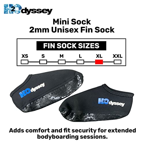 H2ODYSSEY 2mm Neoprene Snorkeling Fin Sock3