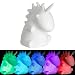 Produktbild Zauberhaftes Einhorn Nachtlicht | Schlummerleuchte | mit Farbwechsel LED ca 12cm inkl. Batterien
