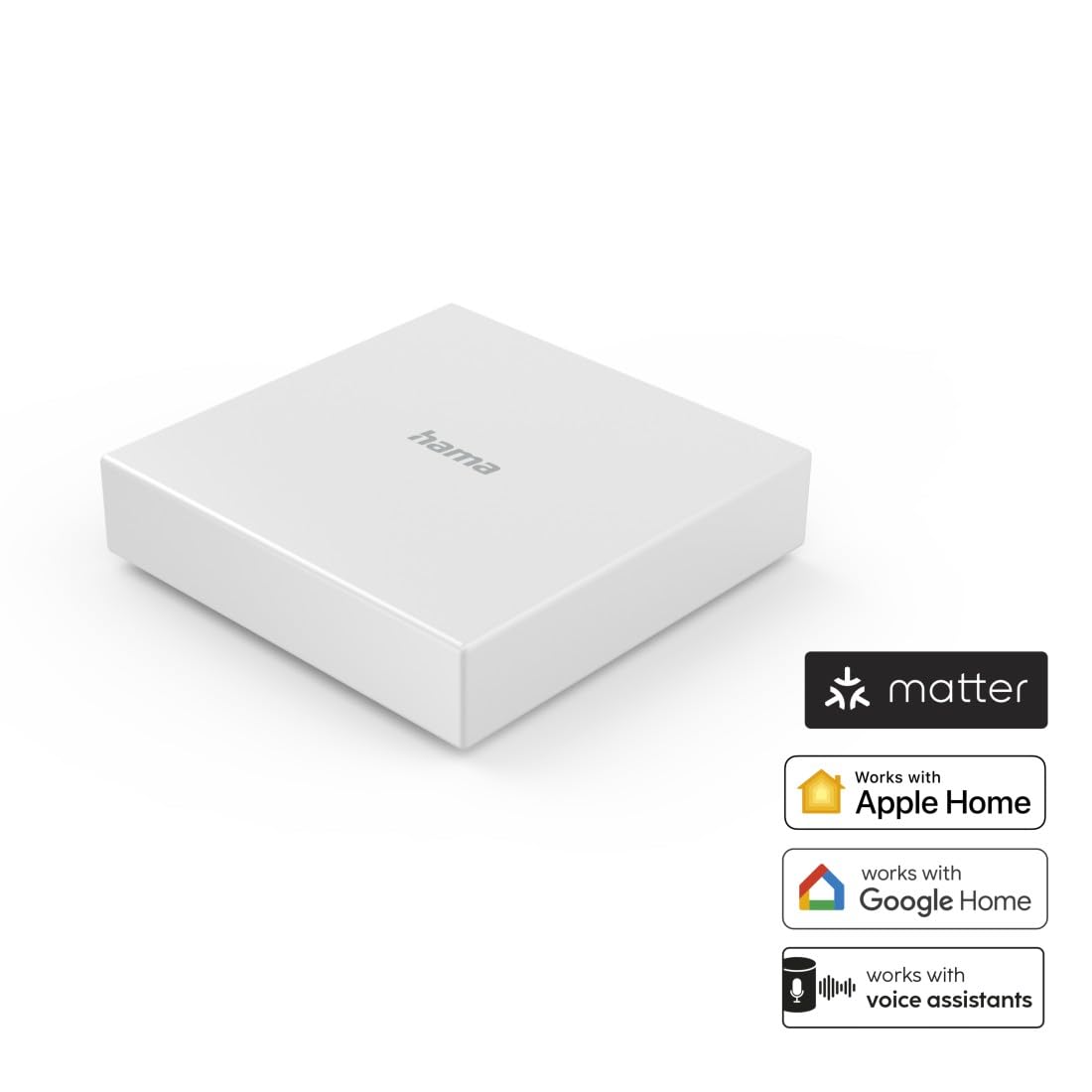 Hama Smart Hub Gateway WiFi Connected (Matter, Zigbee, Thread, Compatible with Alexa Voice Control - Image 4